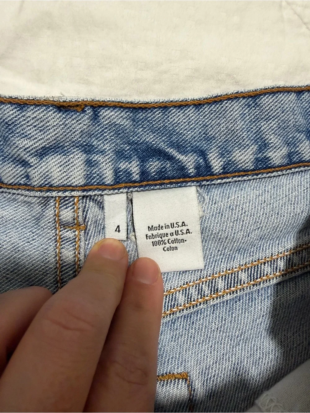 Calvin Klein Light Blue Denim Women's Shorts